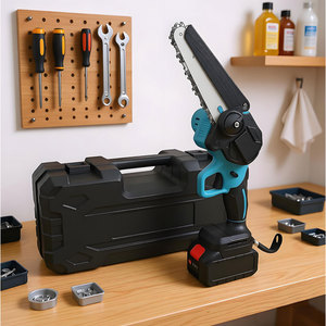 Electric Chainsaw, Cordless Portable <b>Power</b> Saw for Wood CuttingBattery Powered Chainsaw, Lightweight Garden Tree Trimming <b>Tool</b> - Product Image 2