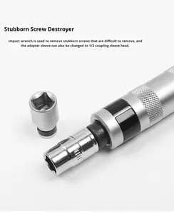 Set di Cacciaviti <span class=keywords><strong>a</strong></span> Impatto 13 Pezzi in Acciaio al Cromo Vanadio con Punta Magnetica e Impugnatura Rinforzata - Product Image 4