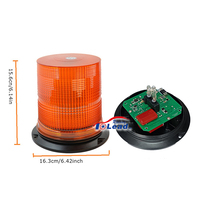 Heavy Duty Fahrzeug DC12-48V rote LED Rotary Beacon Licht, Aluminium Schraube Sicherheit Xenon Strobe blinkt Warnleuchte WL27
