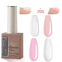 Gel de Base Multi-Effets pour Manucure en Salon 12g Sans HEMA Longue Durée Soak Off UV LED 11 Sans Toxines Non Toxique Auto-Nivelant Transparent