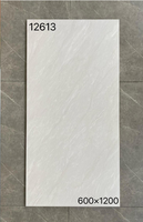 Carrelage de sol en céramique mat antique antidérapant et résistant à l'usure 600x1200 pour restaurants, centres commerciaux, hôtels, supermarchés, salles de bain