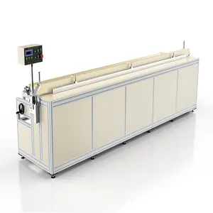 Otomatik algılama elektrikli besleme kesme kumaş kenar bantlama ultrasonik perde kumaş kesme makinesi