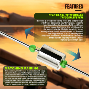 Swinger Portatile Selco con Spina Universale da 2,5 mm, Regolabile per la Pesca alla Carpa - Product Image 1