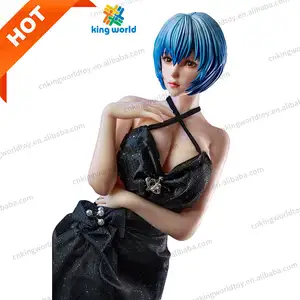 Mới đến 2024 evangelion ayanami Rei sexy gilr Silicone Modle mềm mô hình đồ chơi thực sự cô gái búp bê mô hình anime hành động nhân vật
