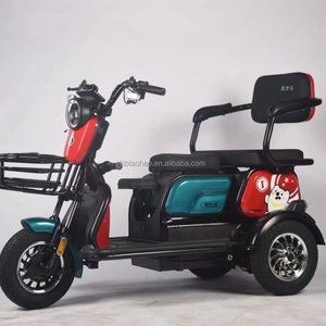 3-Wheel <b>Foldable</b> Open Body Electric Tricycle for Adults with Brushless Motor 50-70km Range China-Made Power <b>Mobility</b> <b>Scooter</b> - Product Image 5