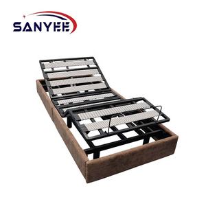 <span class=keywords><strong>Lit</strong></span> réglable électrique <span class=keywords><strong>de</strong></span> luxe <span class=keywords><strong>en</strong></span> métal moderne avec télécommande pour appartement, chambre à coucher, salon, école, hôtel - Product Image 2