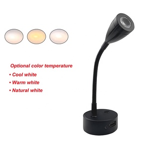 Lampe de lecture <span class=keywords><strong>LED</strong></span> 12-24V pour <span class=keywords><strong>camping</strong></span>-<span class=keywords><strong>car</strong></span>/caravane/bateau/marine/yacht/<span class=keywords><strong>camping</strong></span>-<span class=keywords><strong>car</strong></span>/tous véhicules, lampe murale de chevet <span class=keywords><strong>avec</strong></span> USB - Product Image 5