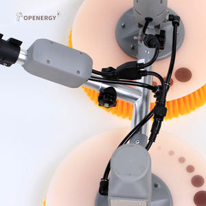 3.5M 5.5M alliage d'aluminium Double tête <span class=keywords><strong>Robot</strong></span> batterie avec brosse automatique DC AC panneau solaire nettoyage Machine à laver - Product Image 5