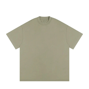 Camiseta Negra de Manga Corta para Hombre, Cuello Redondo, 100% Algodón Jersey, 220 Gramos, Transpirable, con Logotipo Personalizado, Estilo Urbano Informal - Product Image 6