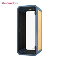 Soundbox démonté maisons préfabriquées aviation aluminium insonorisé intimité chien chat cabine avec système de ventilation