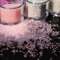 Perles pour ongles 10 ml, billes de verre AB, strass ronds transparents, mini paillettes, micro perles caviar pour nail art