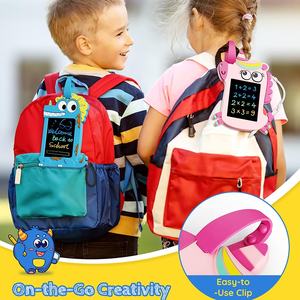 यूनिकॉर्न खिलौना यात्रा कार बच्चा खिलौना जन्मदिन क्रिसमस उपहार विचार पोर्टेबल एलसीडी ड्राइंग टैबलेट ड्राइंग पैड 4.5 इंच कलरिंग डूडल बोर्ड - Product Image 6