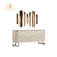Table de salle à manger en bois design de luxe 12 places