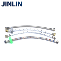 Tuyau flexible tressé en acier inoxydable 304 JINLIN haute pression pour robinet de toilette et chauffe-eau