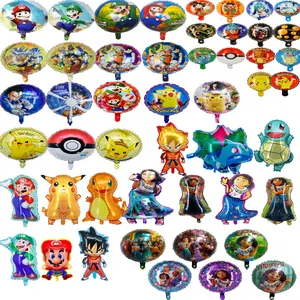 Groothandel Japan Amine Goku Figuur Poke Mon Encanto Themafeest Versieren Mario Opblaasbare Stripfiguur Ballonnen