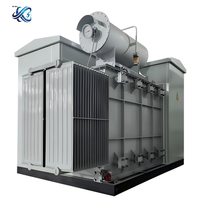 Transformateur combiné de type américain ZGS, 630 KVA, substation combinée immergée dans l'huile pour extérieur, personnalisable