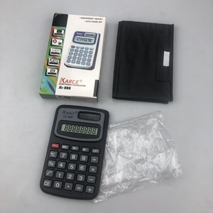Karce Kc-888 8 Digit Mini Portable Calculator With Battery Black Color - Product Image 2