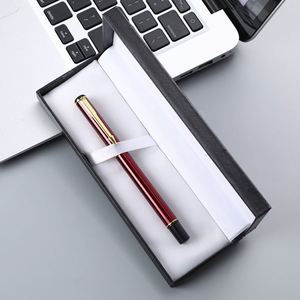 Custom Logo Promotional Luxury Business Gift Black Metal Roller Ball Point <b>Pens</b> Set With <b>Box</b> - Product Image 5
