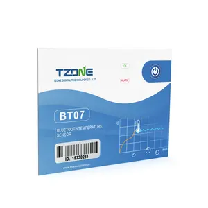 TZONE超薄型Bluetoothロガーデータは、コールドチェーン輸送温度データロガーに1つの温度モニターを使用します