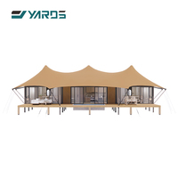 Fournisseurs fabriquant des tentes de luxe de haute qualité, super résistantes au vent, pour hôtels et lodges en plein air