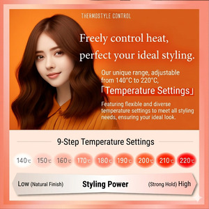 Lisseur de cheveux électrique en soie nano-kératine, marque privée, pour salon, lisseur de cheveux naturel portable - Product Image 6