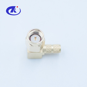 Hot bán tùy chỉnh góc bên phải <span class=keywords><strong>SMA</strong></span> nam uốn Loại kết nối cho rg223 cáp đồng trục - Product Image 5