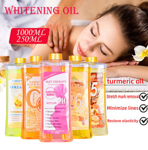 Huile de Collagène Biologique Naturelle de 250 ml pour le Visage et le Corps, Huile Corporelle Blanchissante et Éclaircissante pour <span class=keywords><strong>Massage</strong></span> Corporel, Vente en Gros - Product Image 2