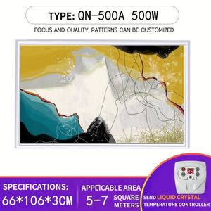 Manufacturer-Supplied <b>Wall</b>-<b>Mounted</b> Carbon Crystal Electric Heaters Quick Heating Carbon Fiber <b>Fan</b> Heaters 300W Power - Product Image 3