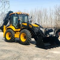 Mesin Berat Hemat Biaya Kapasitas Kerja Tinggi 388H Backhoe Loader untuk Lokasi Konstruksi