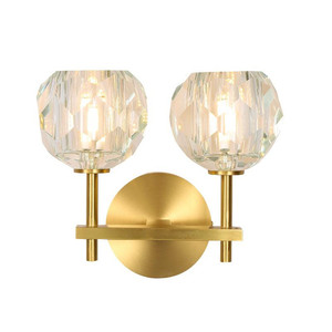 Moderna Sala Da Pranzo Contemporanea Soggiorno Dorato di Cristallo Sfera Di Vetro Lampadario - Product Image 6