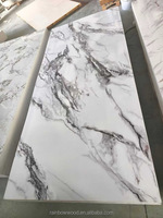 1.22*2.44m Artificielle Flexible SPC Composite Marbre Alternative Panneau Mural Étanche PVC Plastique UV Ménage Hôtel