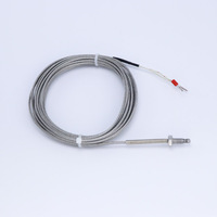 DWEL WRNT203 Sensor de temperatura M6 M8 Termopar Tipo de fábrica S/R/B/K/E/J/N/T RTD PT100 PT1000 PT200 para Reactor de caldera de estufa
