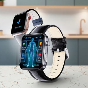 2024 nueva llegada F300 cuidado de la salud reloj inteligente ancianos SOS característica ECG + PPG IPS IP67 rastreador de sueño respuesta llamada IOS - Product Image 2