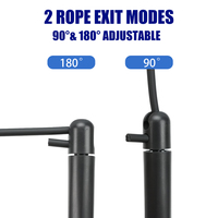 Corde à sauter numérique YUEDONG avec compteur de calories, affichage LED, double roulement, 2,8 m, rechargeable, certifiée CE RoHS, corde à sauter de fitness