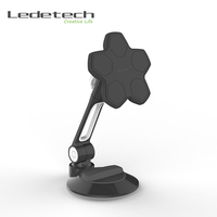 Support de tablette et de téléphone portable flexible, réglable, rotatif, magnétique, en alliage d'aluminium et en plastique, pour bureau, extérieur, voiture, fenêtre