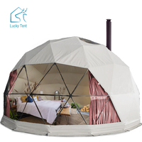 Toile ronde de loisirs en PVC de bonne qualité pour le glamping, tente dôme Igloo Dome
