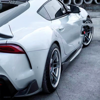 Extension de bas de caisse latérale en fibre de carbone pour Toyota GR Supra A90 MK5 2019-2022, pour l'amélioration esthétique du coupé sport
