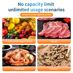 Lavadora Portátil de Frutas y Verduras, Dispositivo Limpiador de Frutas en Agua, Purificador de Pesticidas Aquapure para Carne - Product Image 3