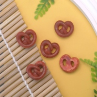 100 Piezas de Lindas Figuras de Resina de Pan, Adornos de Cabujón de Base Plana para Manualidades, Fabricación de Joyas, Accesorios para el Cabello, Mini Comida, Casa de Muñecas