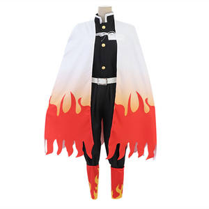Disfraz <span class=keywords><strong>de</strong></span> Cosplay <span class=keywords><strong>de</strong></span> Anime Kimetsu No Yaiba <span class=keywords><strong>de</strong></span> Rengoku Kyoujurou en Kimono Uniforme para Fiesta <span class=keywords><strong>de</strong></span> Halloween y Navidad - Product Image 4