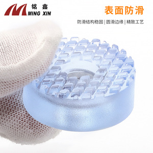 Ming Xin Furniture Anti Slip Pads <b>Round</b> Square Pvc With Screw Hole For Table Chair Protection - Product Image 2