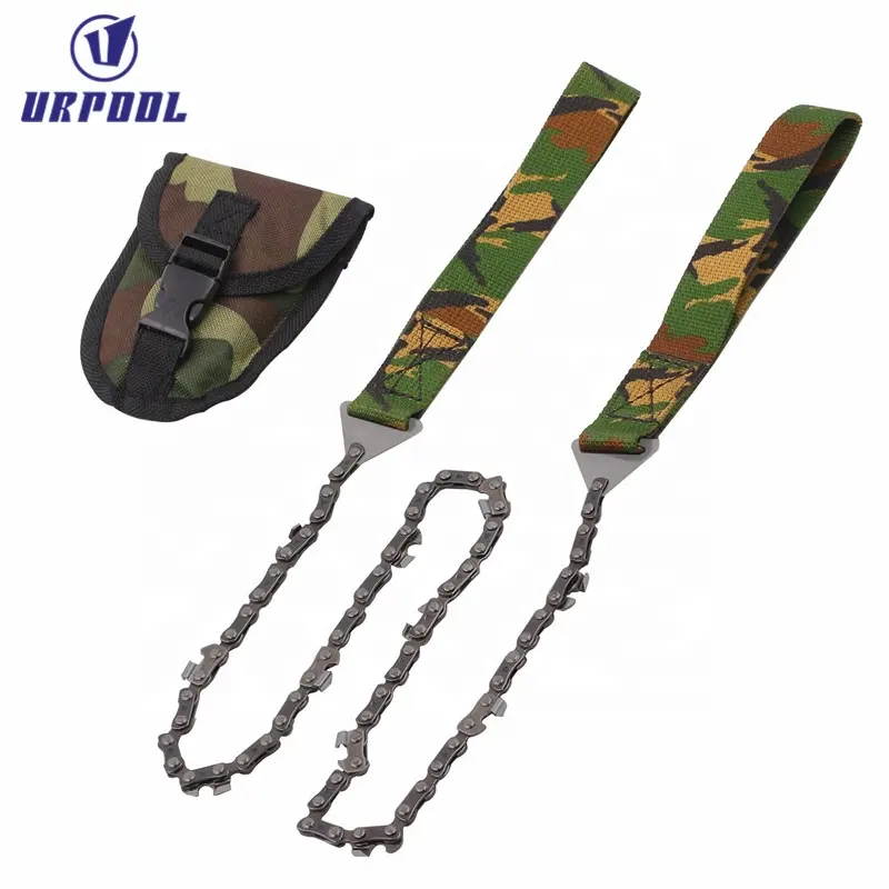 24 inch pocket chain survival saw Handy outdoor survival tool bonus survival gear for bushcraft