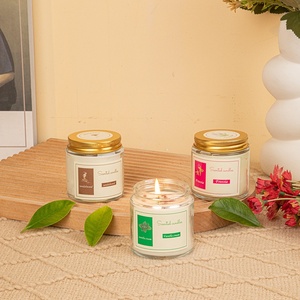 Vela Aromática de Cera de Soja para Comercio Electrónico Transfronterizo, en Frasco de Vidrio Transparente, Diseño Creativo, Venta al Por Mayor - Product Image 4