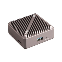 Ruisha Radxa E52C RK3582 WiFi Gateway Dual Port Ethernet 2.5G Cangkang Paduan Aluminium untuk Pembuangan Panas