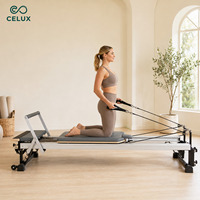 Reformer Pilates en aluminium style Celux Max personnalisé, réglable, pour studio de yoga, rééducation à domicile, vente en gros