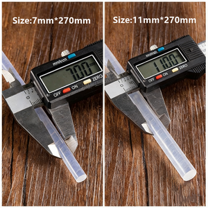 Vendita Diretta dalla Fabbrica: Bastoncini di Colla a Caldo Trasparenti da 7mm e 11mm, Barre di Silicone per Pistole a Colla Calda - Product Image 4