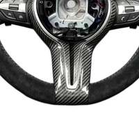 Volant sport M en cuir suédé intégral avec garniture carbone pour BMW F10 F20 F30 M2 F87 M3 F80 M4 F82 M5 F90 X5m E70 E60 E90 E92