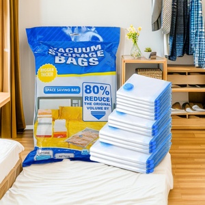 Sacchi <span class=keywords><strong>Sottovuoto</strong></span> Y-XT Extra Large 35*50cm Blu con Valvola, Antiperforazione, in PE, <span class=keywords><strong>per</strong></span> <span class=keywords><strong>Vestiti</strong></span>, Coperte, Pieghevoli, Moderni, da Viaggio, <span class=keywords><strong>per</strong></span> Alimenti - Product Image 1