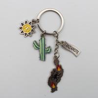 Souvenir Spanien Lanza rote Gran Canaria Fuerte ventura Sun Schlüssel bund