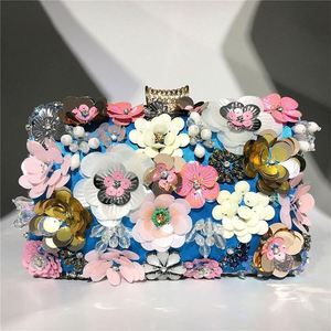 Sacs à main et sacs à bandoulière pour femmes, en gelée transparente, avec des perles de fleurs, de style designer de luxe - Product Image 5